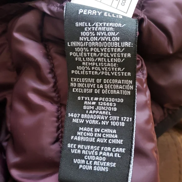 PERRY ELLIS MEN JACKET LIGHTWEIGHT PUFF JACKET - Picture 8 of 16